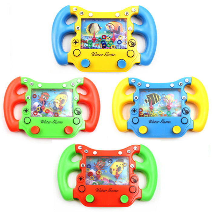 4 Pc Kids Handheld Water Game Ring Toss Retro Sensory Toys Party Favors Gifts