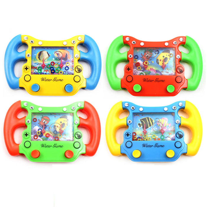 4 Pc Kids Handheld Water Game Ring Toss Retro Sensory Toys Party Favors Gifts