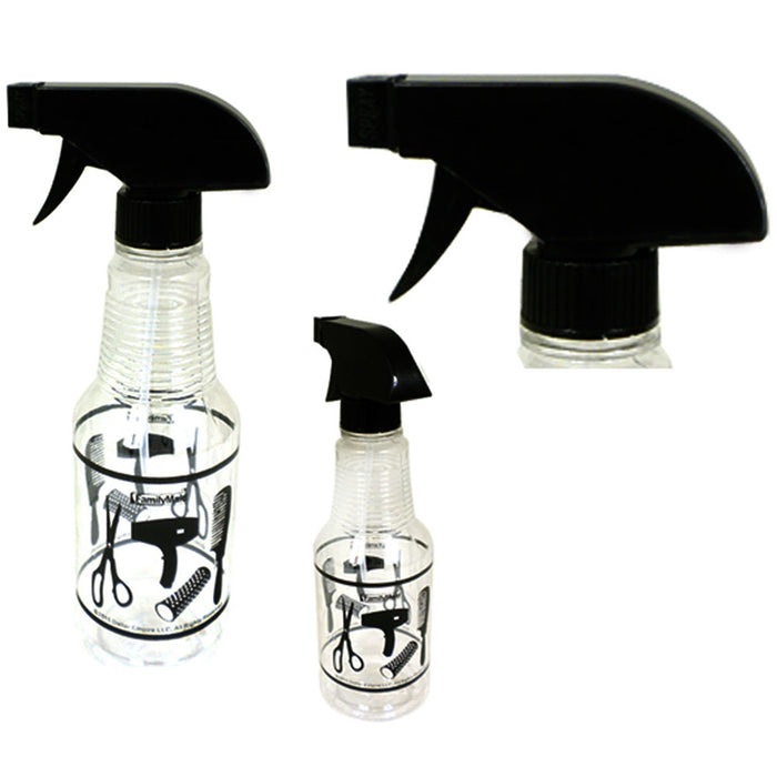 9 Pc Hairdressing Salon Combs Spray Bottle Set 17oz Mist Hair Sprayer Barber