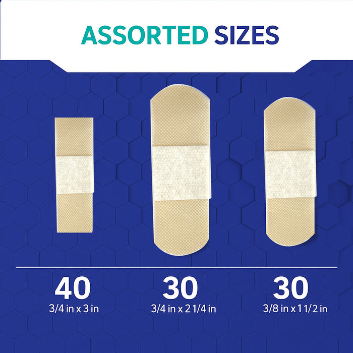 400Ct Assorted Sheer Bandages Breathable Flexible Adhesive Strips First Aid Bulk