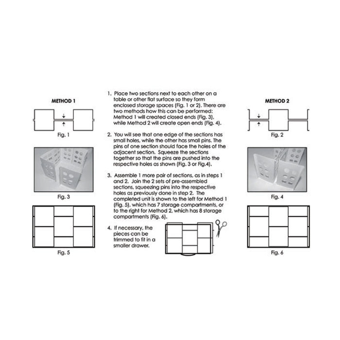 Drawer Divider Organizer Container Bra Socks Ties Underwear Closet Storage Box
