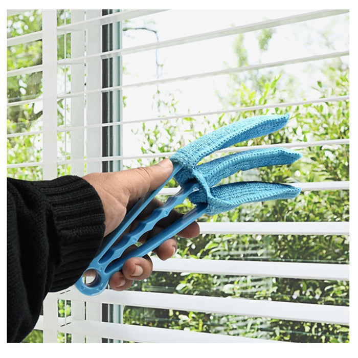 Microfiber Venetian Blind Blade Cleaner Window Conditioner Duster Brush Vertical