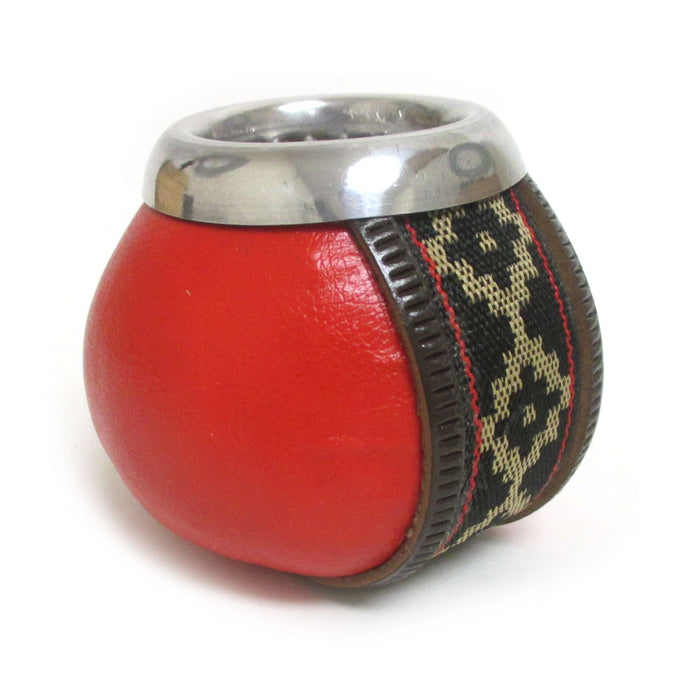 4 Pc Yerba Mate Kit Gourd Cup Tea Straw Bombilla 6oz Leaf Bag Set Pack Argentina