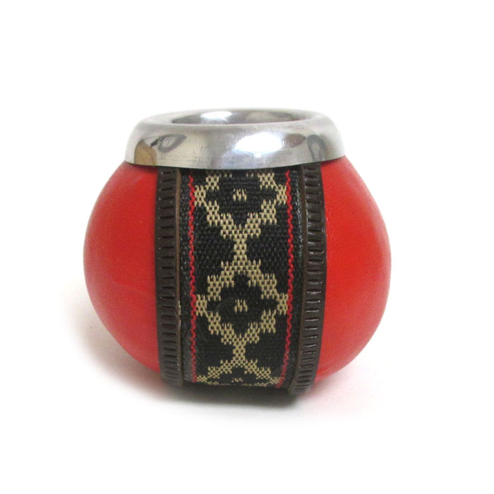 4 Pc Yerba Mate Kit Gourd Cup Tea Straw Bombilla 6oz Leaf Bag Set Pack Argentina