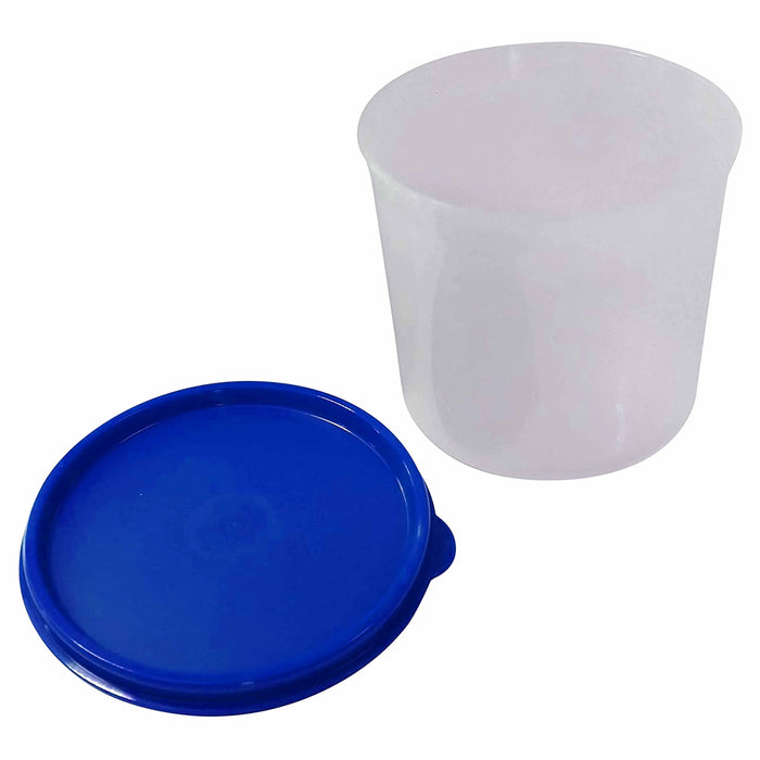 6 Food Storage Canister Jumbo Round Container 4.7L Jar Bucket BPA Free Plastic