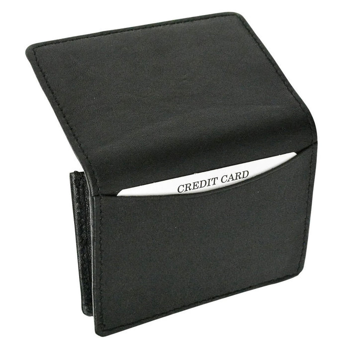 1 Genuine Leather Bifold Wallet Minimalist Men RFID Blocking Slim Holder Black