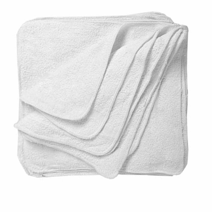 20 Pc 100% Cotton Wash Cloth Bath Towel Rag Set Absorbent Dish Drying Cleaning