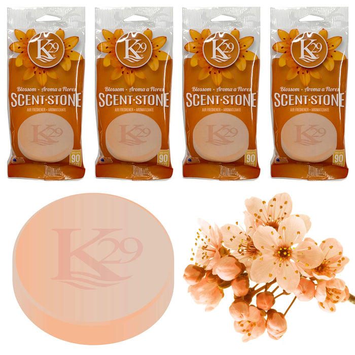 4x Blossom Aroma Scent Stones K29 Keystone Natural Odor Eliminator Air Freshener