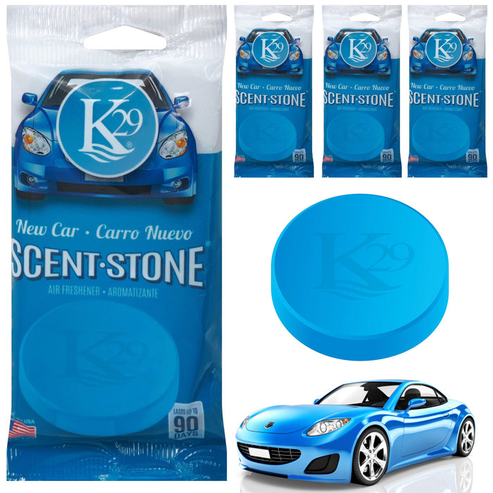 4x New Car Scent Stones K29 Keystone Natural Aroma Air Freshener Odor Eliminator