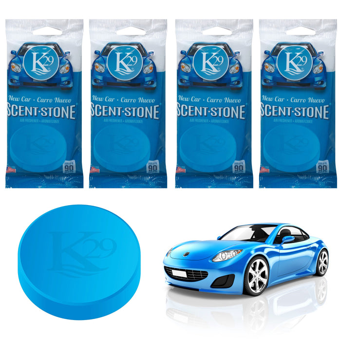 4x New Car Scent Stones K29 Keystone Natural Aroma Air Freshener Odor Eliminator