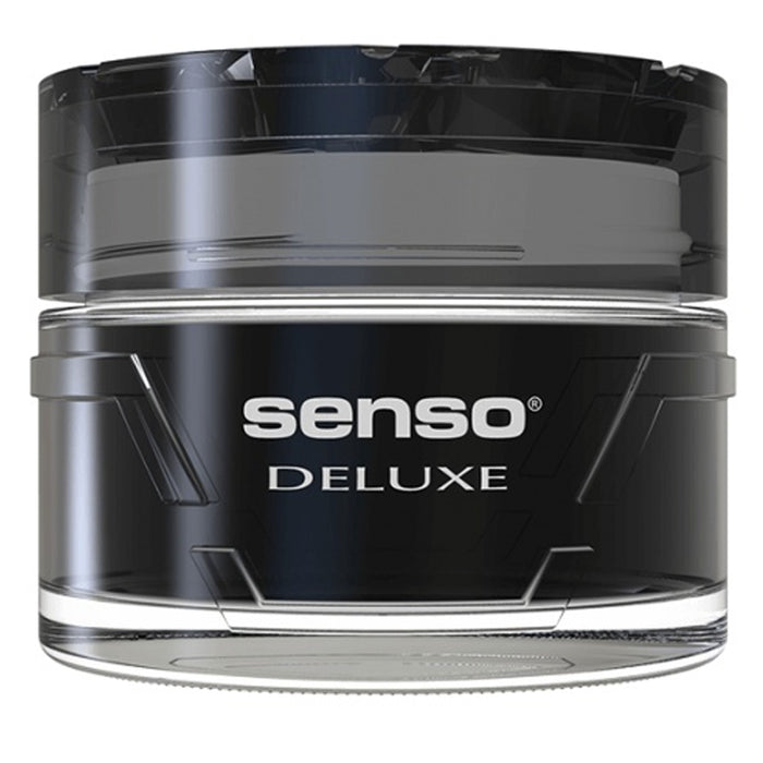 1 Deluxe Gel Black Scent Aroma Car Fragrance Odor Eliminator Air Freshener 50ml