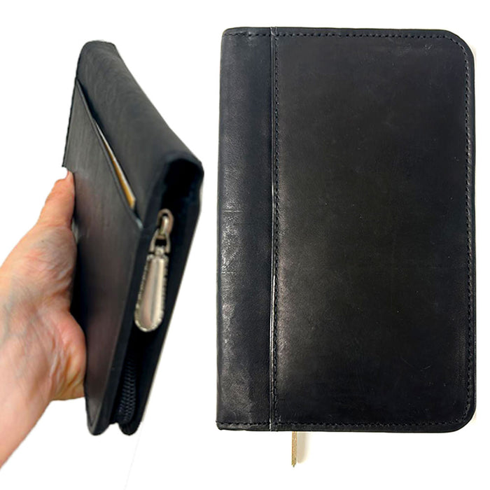 Genuine Leather Business Cards ID Credit Card Holder 60 Slot Book Case —  AllTopBargains