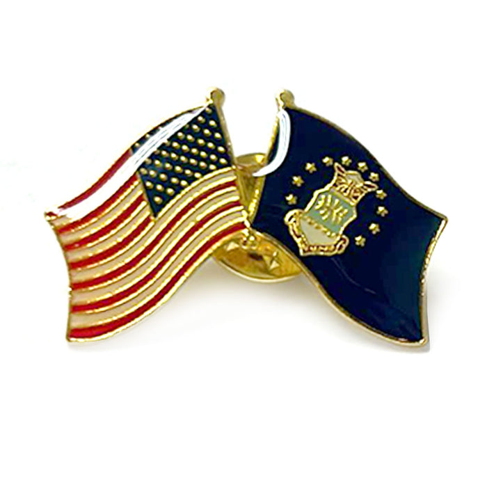 1 Pc Air Force Flag Lapel United States Military Friendship Pin Enamel Patriotic