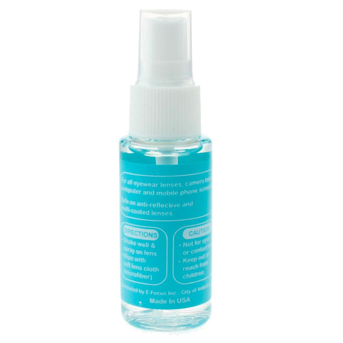 4 Pc Lens Eyeglass Cleaning Kit Cleaner Spray Bottle Microfiber Cloths Glasses