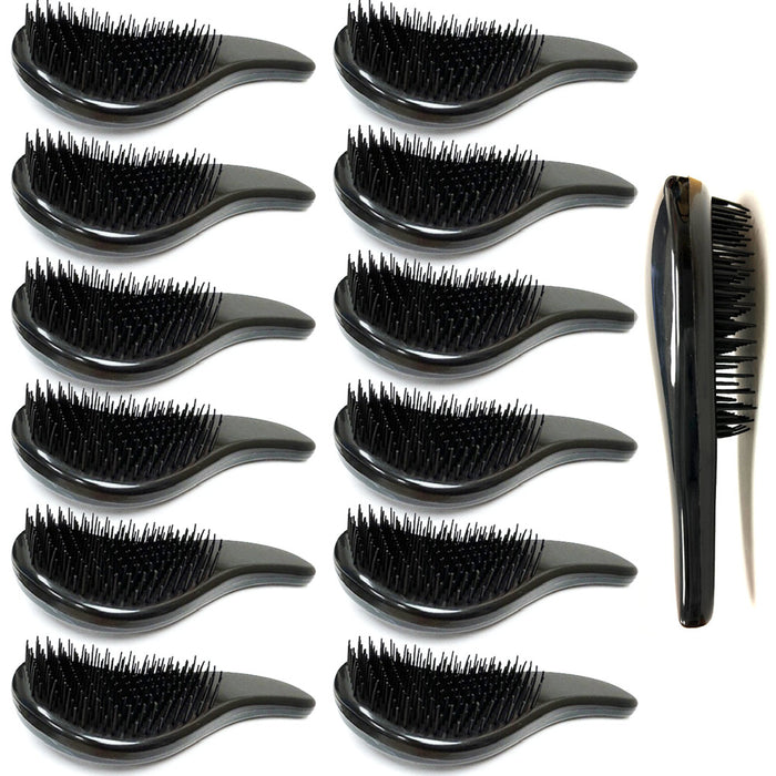 12pc Detangling Brush Comb Magic Handle Tangle Shower Hair Salon Styling Unisex