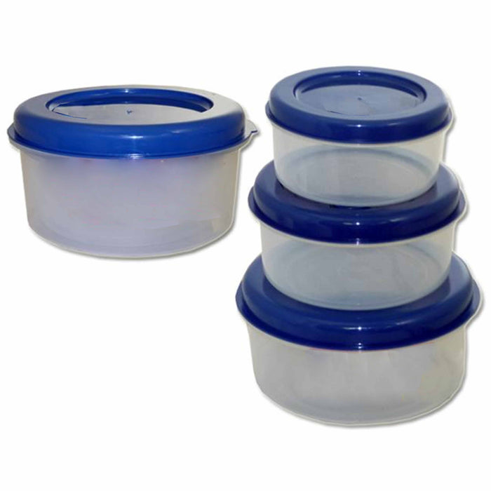 12 Microwave Food Storage Containers Nesting Lid Fridge Freezer 550ml 850ml 1.3L