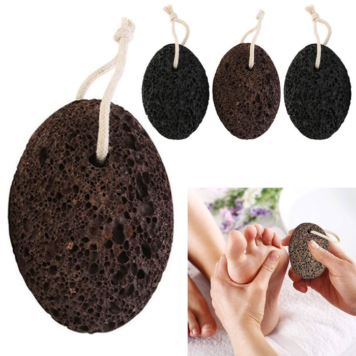 4 Pumice Stones Foot Exfoliator Pedicure Feet Scraper Hard Skin Calluses Remover
