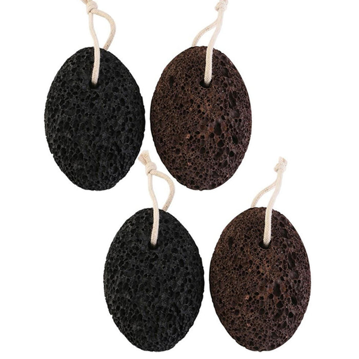 4 Pumice Stones Foot Exfoliator Pedicure Feet Scraper Hard Skin Calluses Remover