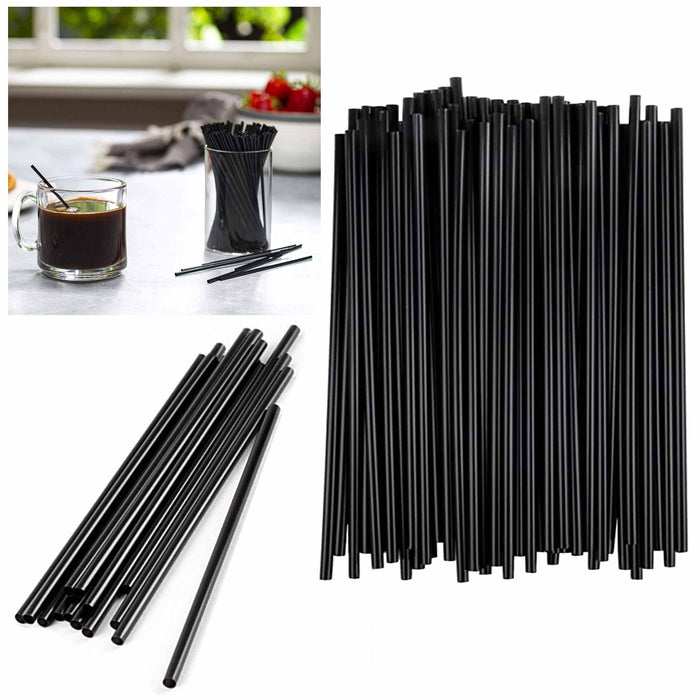 5000 Ct Coffee Stirrer Straws Bar 7" Sipper Cocktail Tea Sip Drink Mixer Bulk