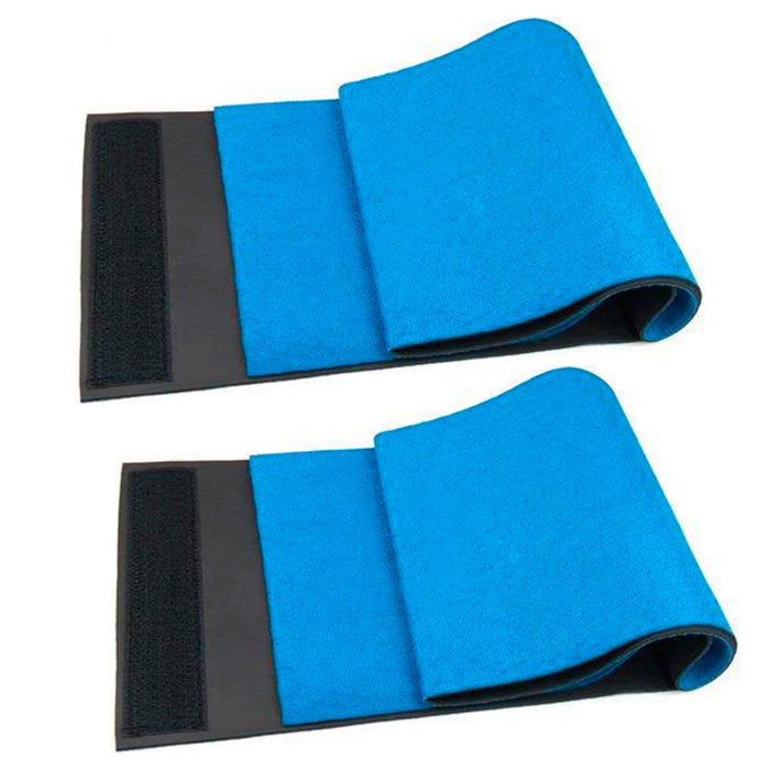 2 Sweat Waist Trimmer Wrap Slimming Belt Belly Fat Burn Trainer Body Womens Mens