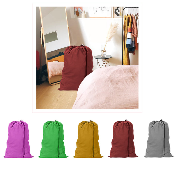 6 Jumbo Sized Laundry Bag Hamper Large Heavy Duty 28"X36" College Home Dorm Gym