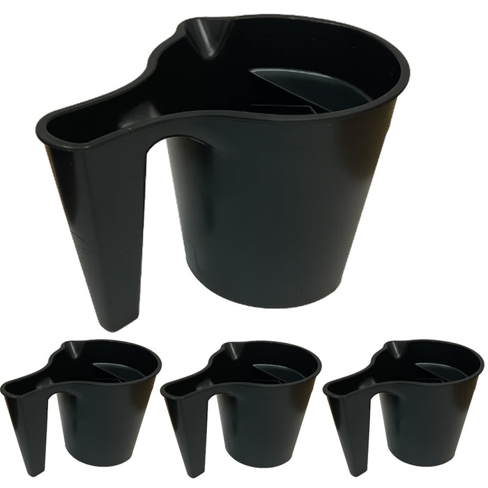 4 Paint Mixing Cup Container Strain Touch Ups Brush Holder Trim Work Holds 17 oz