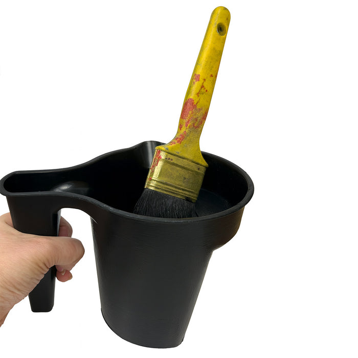 4 Paint Mixing Cup Container Strain Touch Ups Brush Holder Trim Work Holds 17 oz