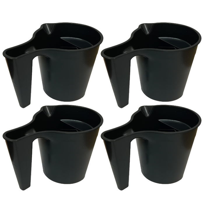 4 Paint Mixing Cup Container Strain Touch Ups Brush Holder Trim Work Holds 17 oz