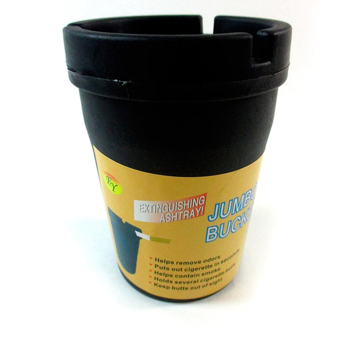 2 Pack Butt Bucket Smokeless Ashtrays Travel Auto Cigarette Odor Extinguishing