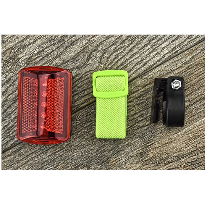 5 Led Safety Flasher Bike Bicycle Light Blinker Rear Tail Night Road Lamp Bright