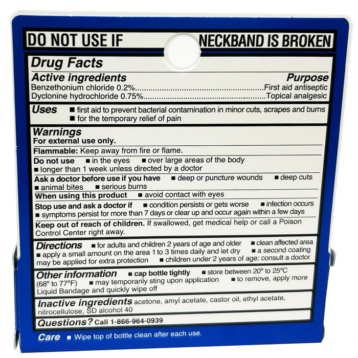 4 Pack Liquid Bandage 0.3 fl oz Antiseptic Analgesic Waterproof Invisible Seal