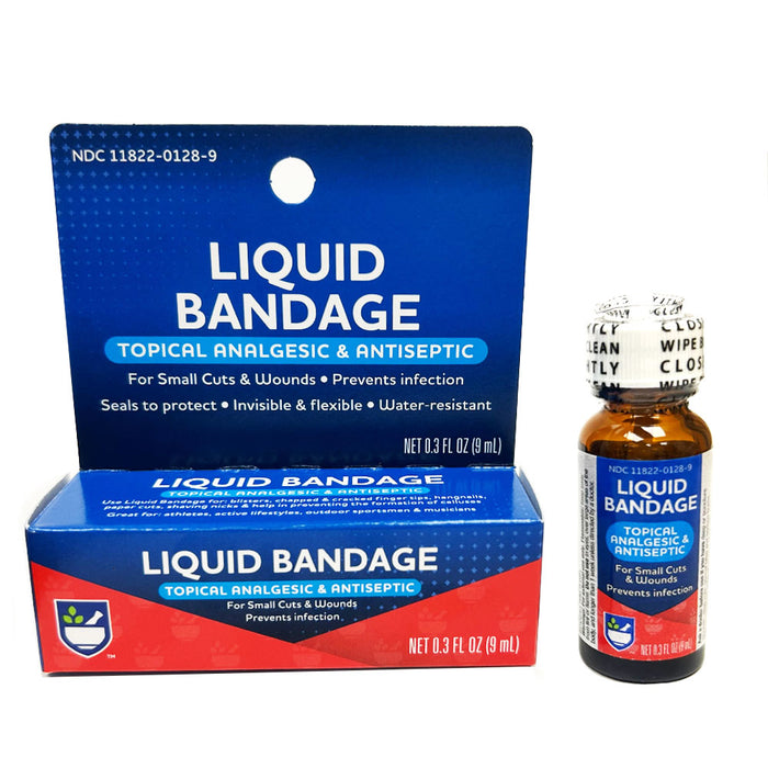 2 Pk Liquid Bandage First Aid Antiseptic Analgesic Invisible Flexible Waterproof