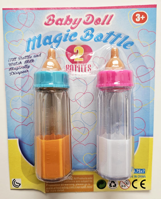 Doll Feeding Set Baby Bottle Toy Disappearing Milk Doll Stroller