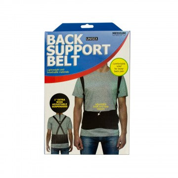 Working Lumbar Lower Back Brace Support Belt w/ Adjustable Straps Lifting Medium