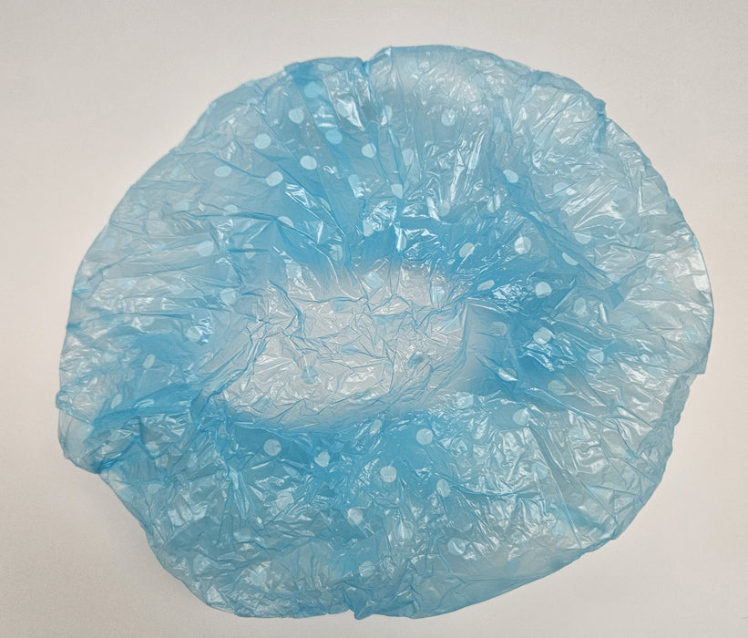 6 Pc Disposable Shower Caps Waterproof Cap Elastic Band Bath Hair Net Standard