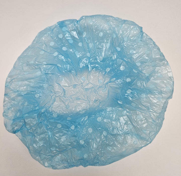 6 Pc Disposable Shower Caps Waterproof Cap Elastic Band Bath Hair Net Standard