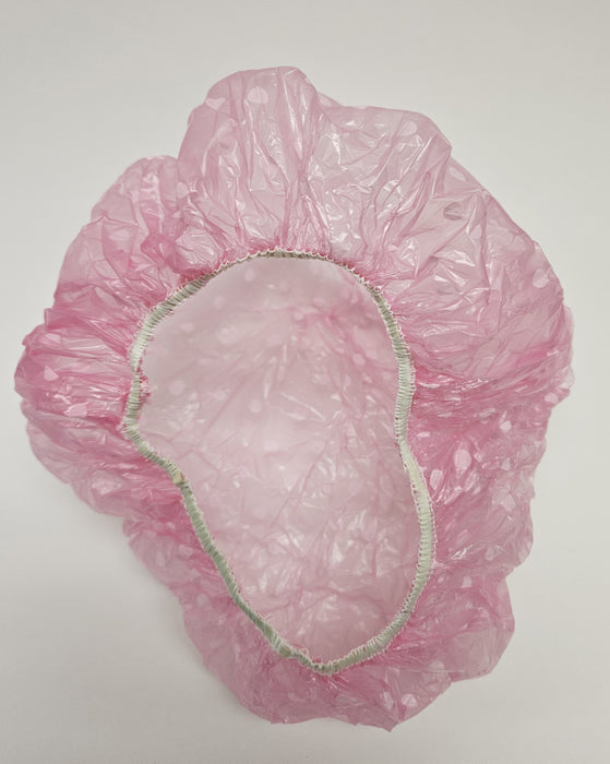 6 Pc Disposable Shower Caps Waterproof Cap Elastic Band Bath Hair Net Standard