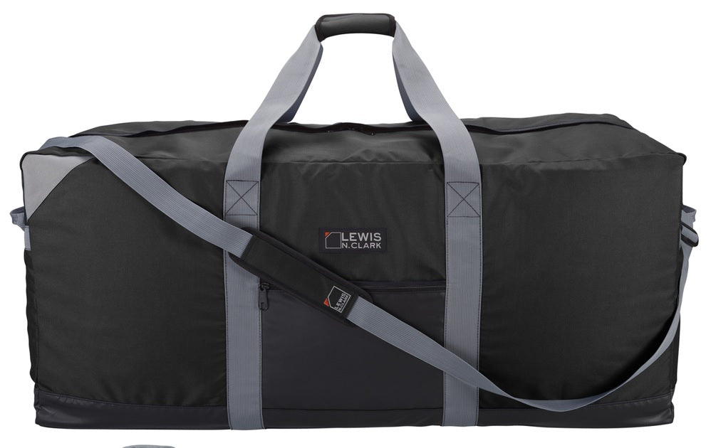 40" Black Heavy Duty Polyester Waterproof Jumbo Duffel Bag Luggage Suitcase Safe