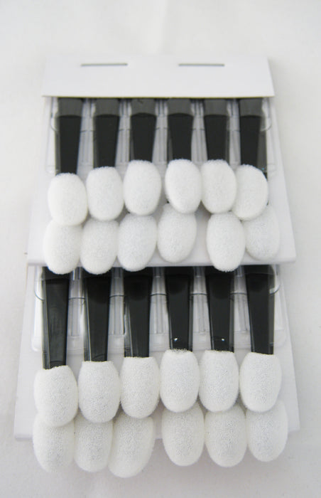 20 Disposable Eye Shadow Brush Makeup Applicators Sponge Tool Color Makeup Set !