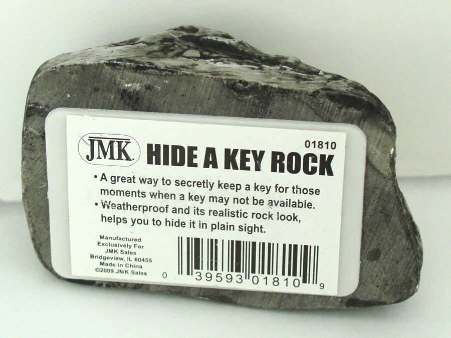 Hide A Key Holder Faux Outdoor Rock Fake Storage Spare Hider Safe Novelty Gift !