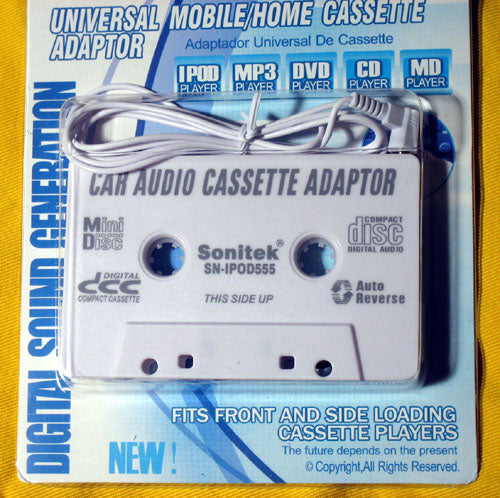 AllTopBargains Car Audio Cassette Tape Deck Adapter Adaptor 4all iPod MP3 CD iPod iPhone 3G 4G