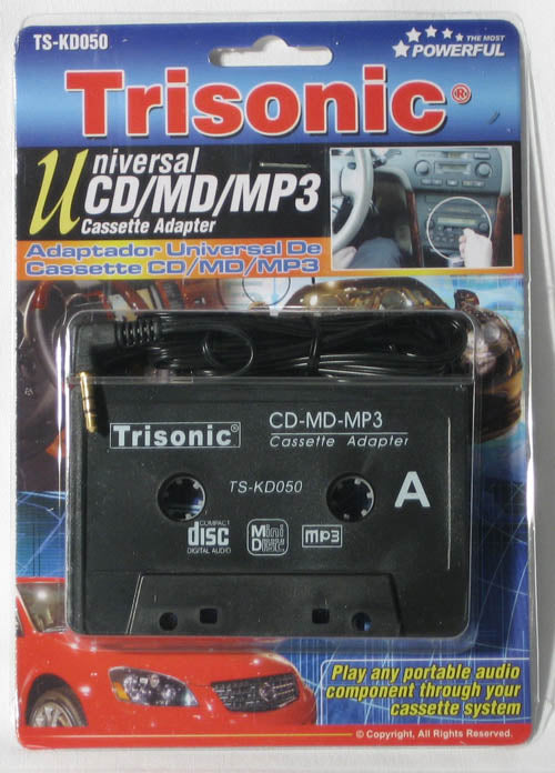 Audio AUX Car Cassette Tape Adapter Converter 3.5MM For iPod MP3