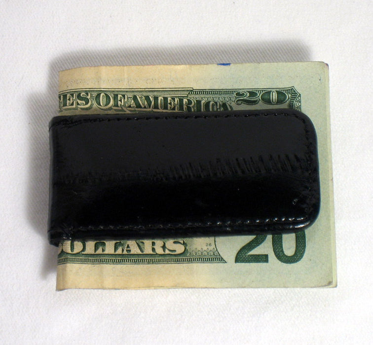 New Genuine Leather Magnetic Slim Pocket Money Clip Holder Card Wallet Case Thin