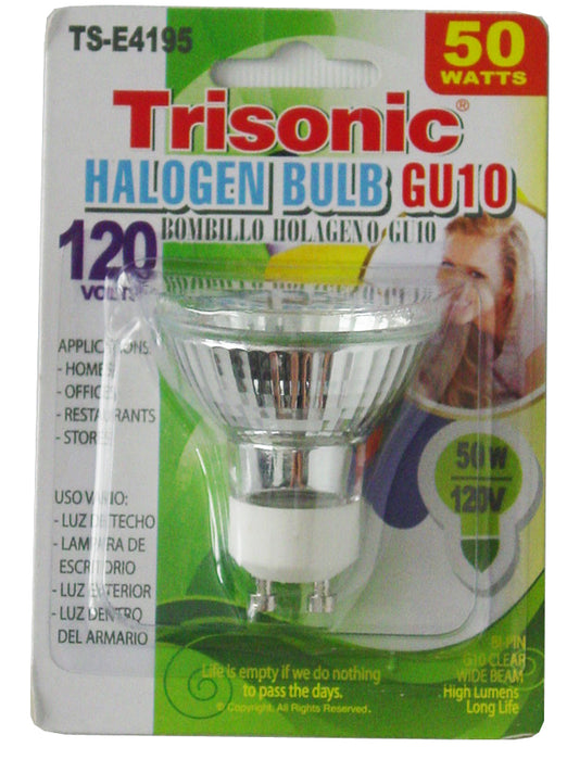 12 pc 50 Watts Halogen Light Bulb GU10 120 Volt Bi Pin Base Lamps Lighting Tools