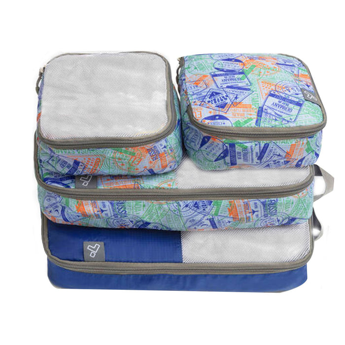8 Pc Travelon Soft Packing Cube Organizer Toiletry Makeup Bag Zipper Holder Case