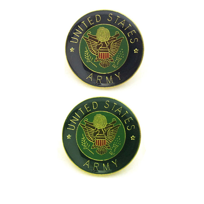 Us Army Seal Logo Pin 1" Round Button Metal Lapel Hat Pinback Tie Tack Patriotic