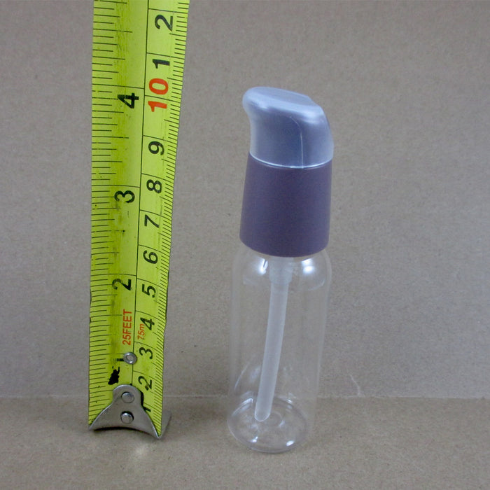 5 Plastic 1oz Spray Bottles Empty Refillable Clear PET 30ml TSA Travel Size !