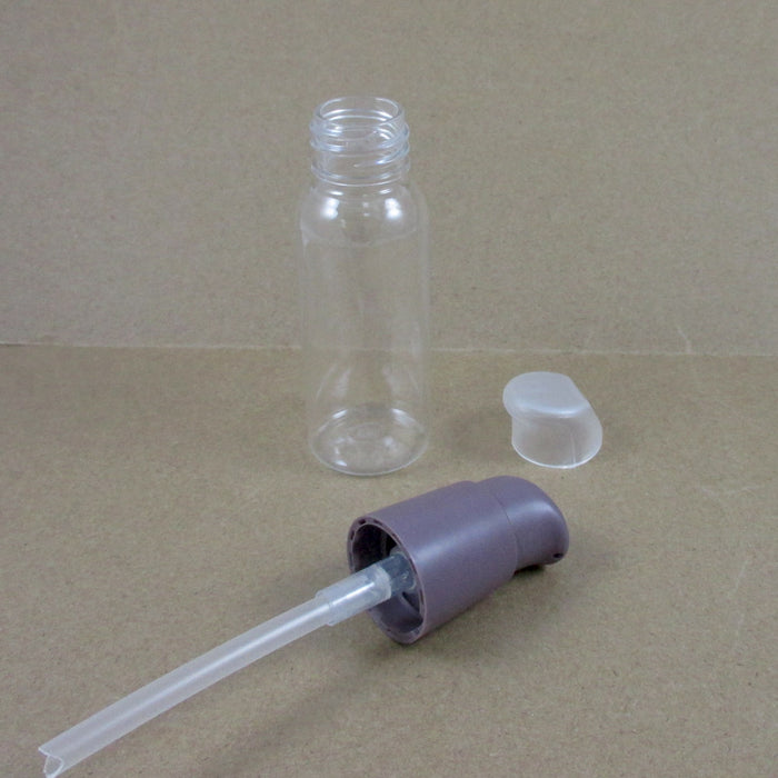 10 Plastic 1oz Spray Bottles Empty Refillable Clear PET 30ml Purse Travel Size !