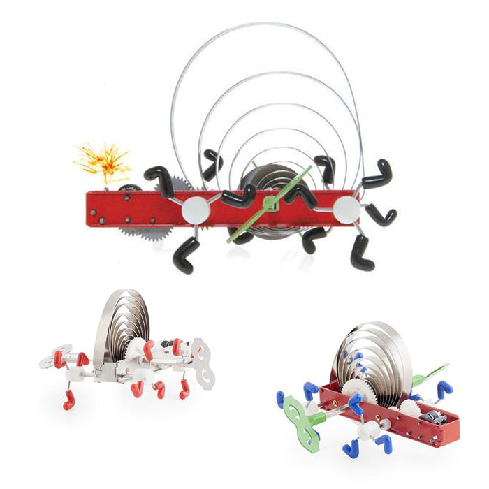 Kikkerland AWIKA Metal Wind Up Toy Chico Bicalho Dynamo Critter Obstacle Figure