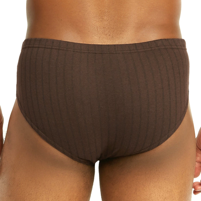 12 Lot Men Bikinis Briefs Underwear 100% Cotton Stripe Knocker